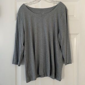 J Jill Pima Cotton seamed tee